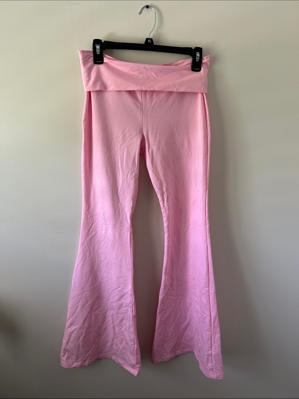 Pink Edikted Flare Leggings